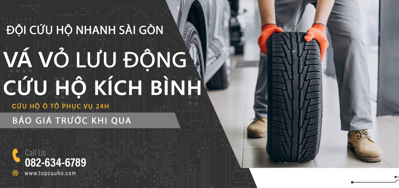 vá vỏ ô tô lưu động